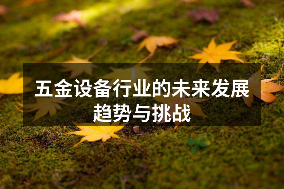 现代化五金设备生产线
